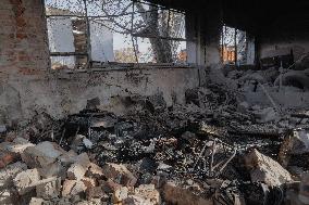 Aftermath Of Russian Attack On Industrial District - Kharkiv