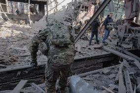 Aftermath Of Russian Attack On Industrial District - Kharkiv