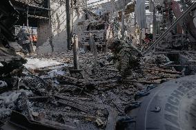Aftermath Of Russian Attack On Industrial District - Kharkiv