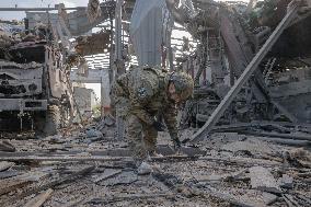 Aftermath Of Russian Attack On Industrial District - Kharkiv