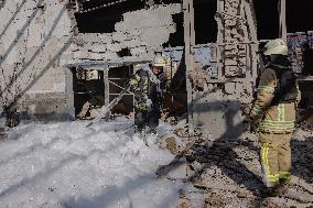 Aftermath Of Russian Attack On Industrial District - Kharkiv