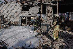 Aftermath Of Russian Attack On Industrial District - Kharkiv