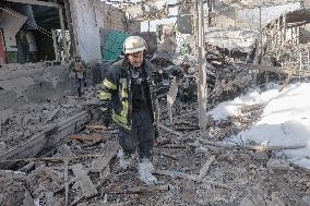 Aftermath Of Russian Attack On Industrial District - Kharkiv