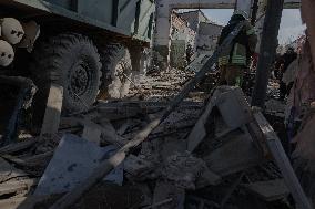 Aftermath Of Russian Attack On Industrial District - Kharkiv