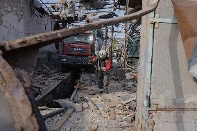 Aftermath Of Russian Attack On Industrial District - Kharkiv