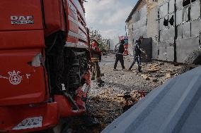 Aftermath Of Russian Attack On Industrial District - Kharkiv