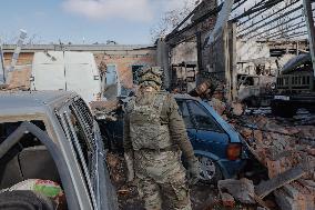 Aftermath Of Russian Attack On Industrial District - Kharkiv