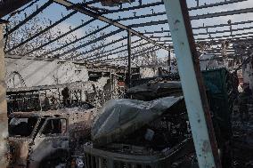 Aftermath Of Russian Attack On Industrial District - Kharkiv