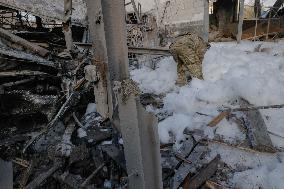 Aftermath Of Russian Attack On Industrial District - Kharkiv