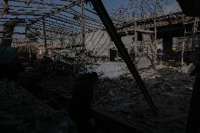 Aftermath Of Russian Attack On Industrial District - Kharkiv