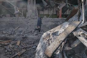 Aftermath Of Russian Attack On Industrial District - Kharkiv