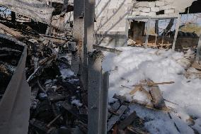 Aftermath Of Russian Attack On Industrial District - Kharkiv