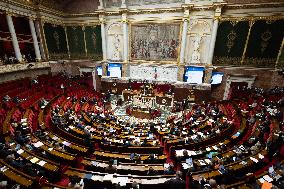 Debate about the 2026 State Budget at the National Assembly - Paris
