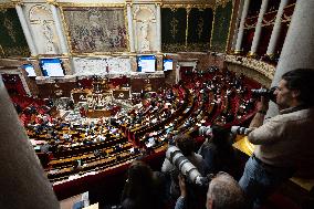 Debate about the 2026 State Budget at the National Assembly - Paris