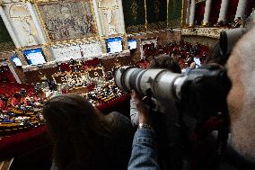 Debate about the 2026 State Budget at the National Assembly - Paris