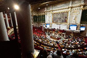 Debate about the 2026 State Budget at the National Assembly - Paris