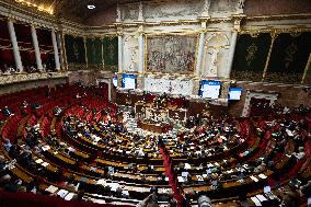 Debate about the 2026 State Budget at the National Assembly - Paris