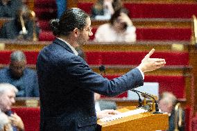 Debate about the 2026 State Budget at the National Assembly - Paris