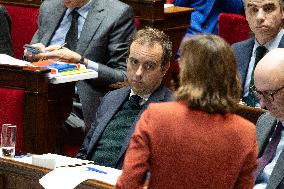 Debate about the 2026 State Budget at the National Assembly - Paris