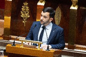 Debate about the 2026 State Budget at the National Assembly - Paris