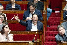 Debate about the 2026 State Budget at the National Assembly - Paris