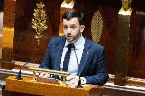 Debate about the 2026 State Budget at the National Assembly - Paris