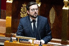 Debate about the 2026 State Budget at the National Assembly - Paris