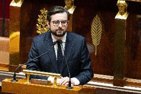 Debate about the 2026 State Budget at the National Assembly - Paris