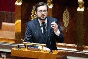 Debate about the 2026 State Budget at the National Assembly - Paris