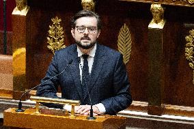 Debate about the 2026 State Budget at the National Assembly - Paris