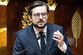 Debate about the 2026 State Budget at the National Assembly - Paris