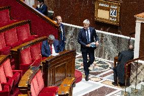 Debate about the 2026 State Budget at the National Assembly - Paris