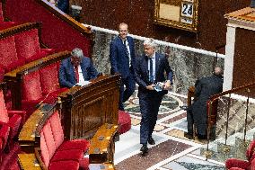 Debate about the 2026 State Budget at the National Assembly - Paris