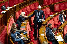 Debate about the 2026 State Budget at the National Assembly - Paris