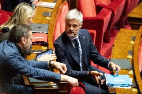 Debate about the 2026 State Budget at the National Assembly - Paris
