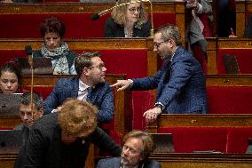 2026 State Budget Debate At French National Assembly - Paris