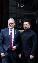 PM Keir Starmer Welcomes President Volodymyr Zelensky For Meeting Of Coalition of the Willing Allies - Londo