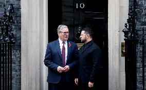 PM Keir Starmer Welcomes President Volodymyr Zelensky For Meeting Of Coalition of the Willing Allies - Londo