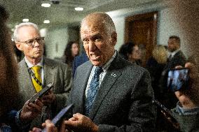 US Senators Speak To Reporters - Washington