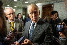 US Senators Speak To Reporters - Washington