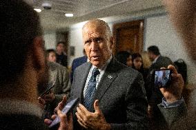 US Senators Speak To Reporters - Washington