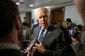 US Senators Speak To Reporters - Washington