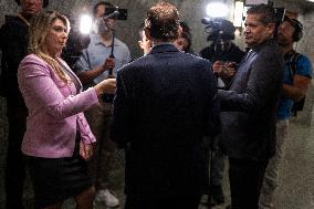 US Senators Speak To Reporters - Washington