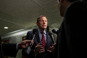 US Senators Speak To Reporters - Washington