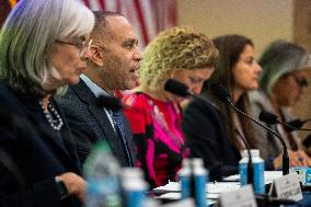 Democratic leadership, steering & policy committee hold hearing on the impacts of the republican shutdown