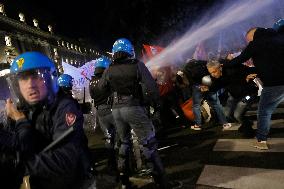 Pro-Palestinian Protest At Israeli Embassy - Rome