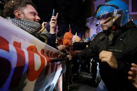 Pro-Palestinian Protest At Israeli Embassy - Rome