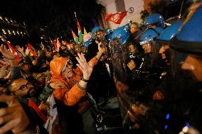 Pro-Palestinian Protest At Israeli Embassy - Rome