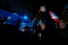 Pro-Palestinian Protest At Israeli Embassy - Rome