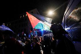 Pro-Palestinian Protest At Israeli Embassy - Rome